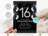 Editable Sweet Sixteen Invitation Template, Digital Sweet Sixteen Birthday Invitation, 16th Editable Invite, Sweet 16 Invitation