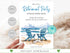 Retirement Beach Party Invitation Template, Beach Retirement Party Invitation, Beach Theme Retirement Party, Retirement Celebration, Corjl