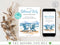 Retirement Beach Party Invitation Template, Beach Retirement Party Invitation, Beach Theme Retirement Party, Retirement Celebration, Corjl
