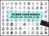 Bird Cage SVG Bundle | Flying Bird Clipart | Bird Cage Cut Files for Cricut | Silhouette SVG | PNG DXF Vector Files | Instant Download