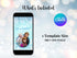 Frozen Birthday Video Invitation, Animated Princess Party Invite, Editable Canva Template, Digital Frozen Birthday Evite for Girls