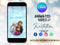 Frozen Birthday Video Invitation, Animated Princess Party Invite, Editable Canva Template, Digital Frozen Birthday Evite for Girls