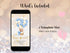 Teddy Bear Baby Shower Invitation, Animated Bear with Balloons Video Invite, Baby Boy Shower Evite, Editable Digital Baby Invite