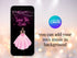 Save the Date Quinceañera Phone Invitation, Animated Video Invite, Animated Video Invite Quinceañera Mobile Invitation, Animated Invitation