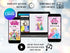 Princess Birthday Video Invitation Canva Template, Editable Princess Party Digital Evite for Kids, Animated Birthday Invite