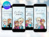 Animated Frozen Birthday Party Video Invitation, Digital Frozen Birthday Evite, Mobile Frozen Birthday Girl Invite, Frozen Party Video Evite