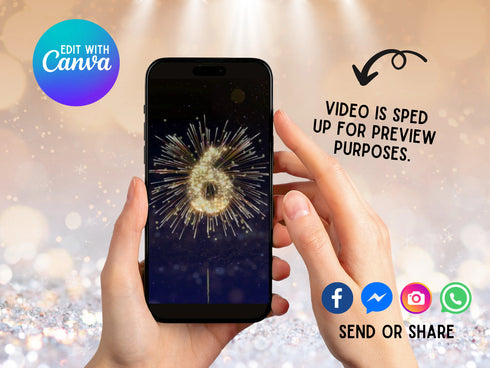 Gender Reveal Video | Baby Announcement for Social Media | Animated Personalized Digital Template | It’s a Boy or Girl | Canva Editable