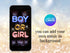 Gender Reveal Video, It’s a Boy Firework Gender Reveal Video Card Digital Announcement Video , Text or Email, Animated Personalized