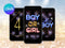 Gender Reveal Video, It’s a Boy Firework Gender Reveal Video Card Digital Announcement Video , Text or Email, Animated Personalized