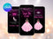 Save the Date Quinceañera Phone Invitation, Animated Video Invite, Animated Video Invite Quinceañera Mobile Invitation, Animated Invitation