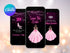 Save the Date Quinceañera Phone Invitation, Animated Video Invite, Animated Video Invite Quinceañera Mobile Invitation, Animated Invitation