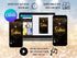 Editable Birthday Invitation Template, Black and Gold Birthday Invite for Girls, Birthday Party Invitation with Photo, Animated Video Invite
