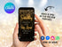 Editable Birthday Invitation Template, Black and Gold Birthday Invite for Girls, Birthday Party Invitation with Photo, Animated Video Invite