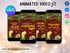Havana Nights Video Invitation, Animated Evite, Havana Theme, Havana Party, Havana Nights Birthday, Havana Night Party Animated Invitation