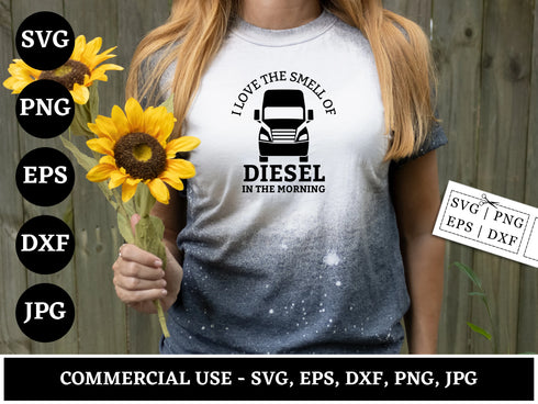 Trucker SVG Bundle | Truck Driver SVG PNG DXF EPS | Trucker Shirt Cut Files for Cricut | Commercial Use Trucking Vector Design