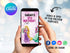 Princess Birthday Video Invitation Canva Template, Editable Princess Party Digital Evite for Kids, Animated Birthday Invite