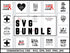 Blood Donation SVG Bundle | Blood Donor SVG PNG DXF EPS | Awareness Cut Files for Cricut | Donate Blood Vector Desig