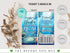 Under the Sea Invitation and Ticket Set, Editable, Flyer, Save the Date, Prom, School Dance, Birthday, Sweet 16, Quinceañera, Wedding