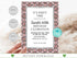 Diamond Invitation, Women Birthday Invitation, Birthday Party Invitation, Glamour Invitation, Editable Any Age Invitation, Diamond Frame