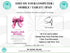 Pink Bow Birthday Invitation, Girl Coquette Invite, Editable Party Invite, Digital Invitation Template, Printable Invite, Instant Download