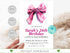 Pink Bow Birthday Invitation, Girl Coquette Invite, Editable Party Invite, Digital Invitation Template, Printable Invite, Instant Download