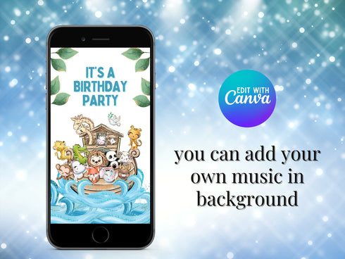 Safari Animals Video Invitation, Birthday Video, Jungle Safari, Animated Invite, Jungle Animals, Safari Birthday, Safari Invitation, Evite