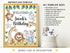 Editable Safari Birthday Invitation Bundle Template, Safari Welcome Custom Sign, Safari Label, Safari Party Decor, Safari Birthday