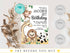 Editable Safari Birthday Invitation, Wild One 1st Birthday Invite, Jungle Animals Invitations, Printable Template, Jungle Birthday Boy