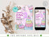 Editable Birthday Cake Party Invitation Template, Girls Birthday Party, Cake Birthday Invite, Sweet Candy Party Invite, Printable