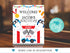 Editable Race Car Birthday Party Welcome Signs, Racecar Welcome Sign Decorations, Racing Birthday Party Sign Instant Download, Printable