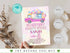 Candy Birthday Invitation, Candyland Birthday, Invitation Candyland, Sweet Celebration Birthday, Digital File, Instant Download