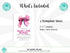 Pink Bow Birthday Invitation, Girl Coquette Invite, Editable Party Invite, Digital Invitation Template, Printable Invite, Instant Download