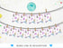 Mermaid Banner, Mermaid Birthday Banner, Mermaid Party Decoration, Mermaid Tail, Under the Sea Birthday, Customizable Template