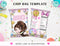 Gymnastics Chip Bag Label Template, Editable Chips Wrapper, Party Favor, Girl Gymnast Birthday Party, Gymnastics, Instant Download
