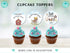 Editable Farm Birthday cupcake toppers, Boy Barn Party, Digital, Farm Animals Barnyard Decorations INSTANT DOWNLOAD printable