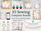 Editable Sewing Birthday Invitation Bundle Template, Sewing Welcome Custom Sign, Sewing Label, Sewing Party Decor