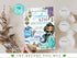 Princess Jasmine Birthday Invitation, Jasmine Invitation, Jasmine Party, Jasmine Invites, Editable Invitation, Digital Card