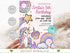 Unicorn Invitation Template, Unicorn and Rainbow Birthday Invitation, Unicorn Party, Editable Digital Template, Instant Download