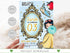 Snow White Birthday Invitation, Snow Princess Invitation, Instant Download, Princess Birthday Party Invite, Editable Template, Corjl