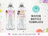 Gymnastic Custom Water Bottle Label, Gymnastic Party Label, Gymnastic Birthday Party Favor, Gymnastic Decor, Tumbling Digital Download