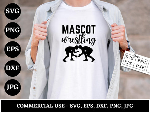 Wrestling SVG Bundle | Wrestler SVG PNG DXF EPS | Wrestling Silhouette Clipart Cut Files for Cricut | Sports Vector Design