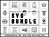 Chicken SVG Bundle | Chicken PNG DXF EPS | Farm Chicken Silhouette Cut Files for Cricut | Sublimation Shirt Design Vector