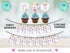 Editable Sewing Birthday Invitation Bundle Template, Sewing Welcome Custom Sign, Sewing Label, Sewing Party Decor