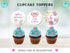 Sewing Cupcake Toppers, Instant Download, Sewing Cupcake Toppers, Editable Sewing Cupcake Toppers, Printable Sewing Cupcake