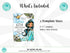 Jasmine Invitation, Princess Jasmine Birthday Invitation, Jasmine Party, Jasmine Invites, Editable Invitation, Digital Card