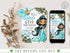 Jasmine Invitation, Princess Jasmine Birthday Invitation, Jasmine Party, Jasmine Invites, Editable Invitation, Digital Card