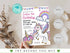 Unicorn and Rainbows Birthday Invitation, Magical Unicorn Party Invitation, Unicorn Birthday Invitation, Unicorn Invite, Rainbow Invite