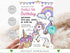 Unicorn and Rainbows Birthday Invitation, Magical Unicorn Party Invitation, Unicorn Birthday Invitation, Unicorn Invite, Rainbow Invite