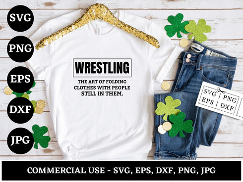 Wrestling SVG Bundle | Wrestler SVG PNG DXF EPS | Wrestling Silhouette Clipart Cut Files for Cricut | Sports Vector Design
