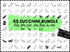 Zucchini SVG Bundle | Zucchini Vegetable SVG PNG DXF EPS | Zucchini Clipart Cut Files for Cricut | Food Garden Vector Design